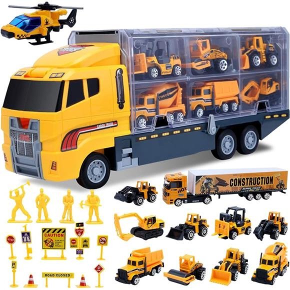 Toys for Boys,25 Pcs Engineering Die-cast Construction Car Toddler Toys - Picture 1 of 8